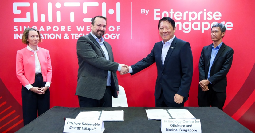 MOU Signing between ORE Catapult and TCOMS at SWITCH 2025