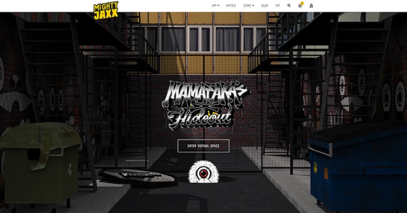 Mamafaka's Hideout was a pop-up virtual world featuring street art, mini games and exclusive products for sale.