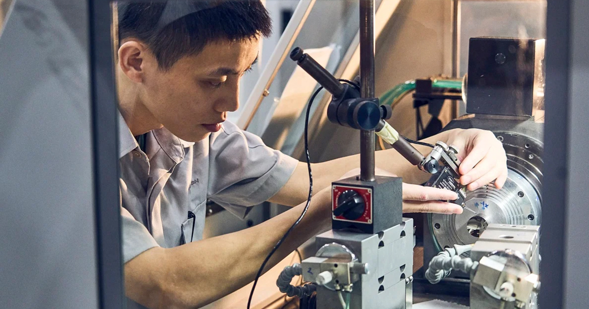 Part of Moveon’s innovation strategy is to invest in equipment, such as the single point diamond turning machine, which will enhance its production of precision optical components. PHOTO: SPH MEDIA