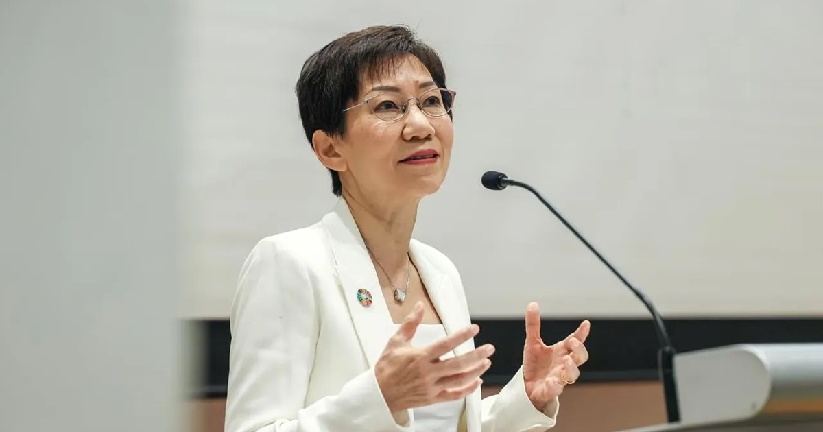 In launching EnterpriseSG's playbook for food manufacturers, Minister for Sustainability and the Environment Grace Fu urges the sector to cut down on food and packaging waste.