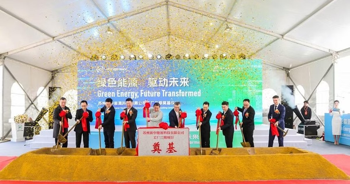  Lithium-ion battery manufacturer Durapower started building a factory in Suzhou, China, with completion slated for 2025. PHOTO: DURAPOWER