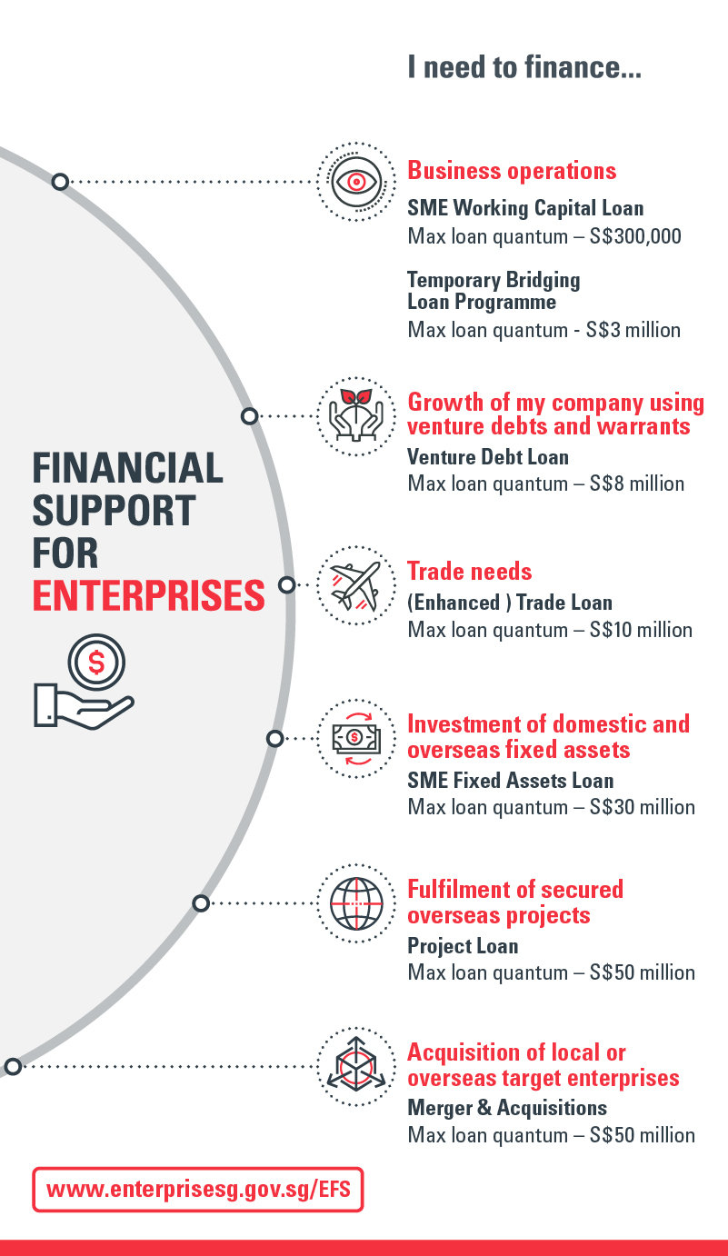 Financial support for enterprises