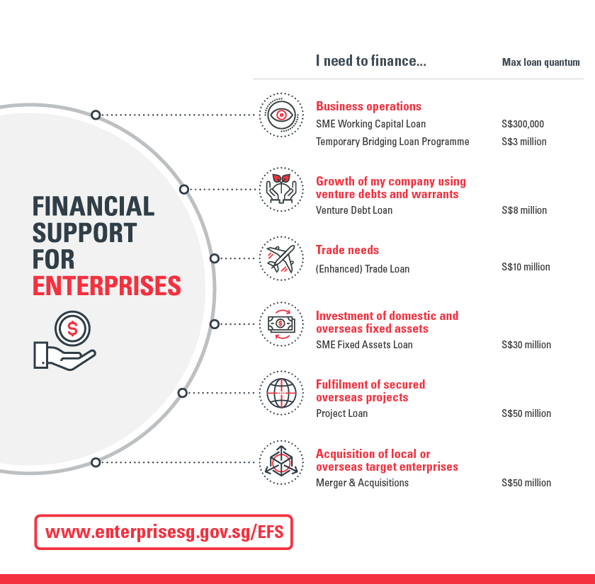 Financial support for enterprises