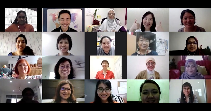 LittleLives conducting a webinar for teachers in Malaysia